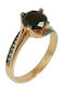 Kiriakos Gofas Single Stone from Gold 18K with Diamond