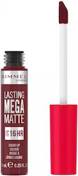 Rimmel Lasting Mega Matte Дълготраен Течен Черв...