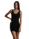 Chica Καλοκαιρινό Mini Φόρεμα Μαύρο