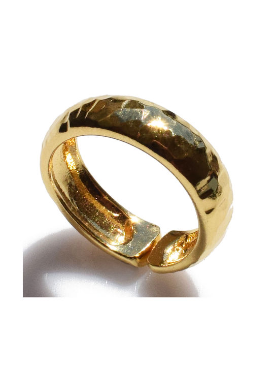 Bizoutaki Women's Gold Plated Silver Spinner Ring