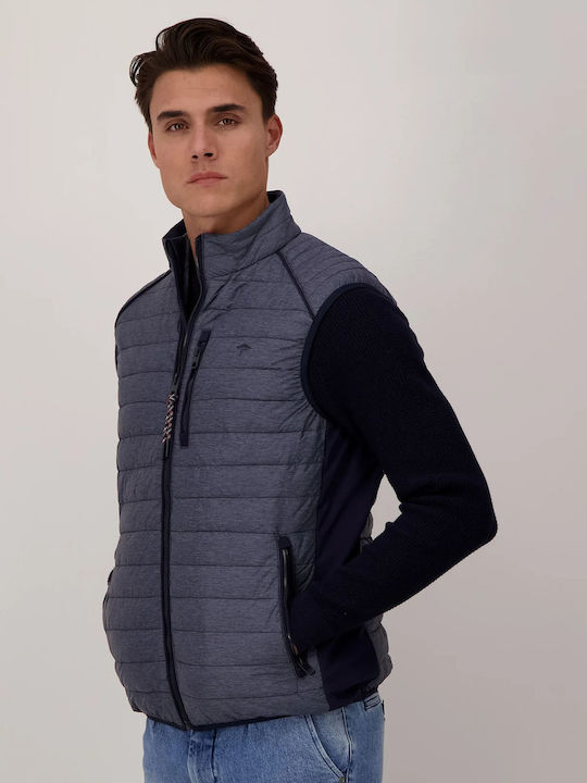 Fynch Hatton Men's Sleeveless Puffer Jacket Navy Blue