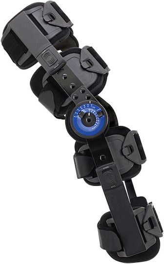 E-Life Bracing Adjustable Knee Splint Black E-KN096