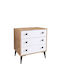 Amari Wooden Chest of Drawers with 3 Drawers 72x43x79cm