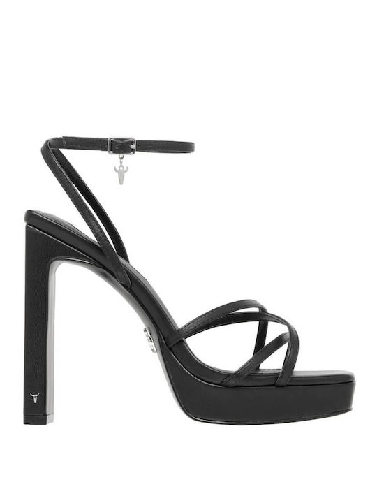 Windsor Smith Women's Sandals Gorgeous Black 00137