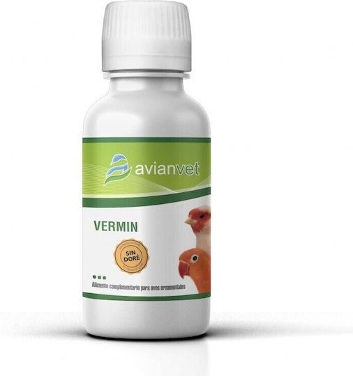 Avianvet Vermin Food Supplement for Songbirds Treatment for Birds Gastrointestinal 100ml