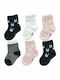 365 Charm Socks Kids' Socks Knee-High Pink 6 Pairs