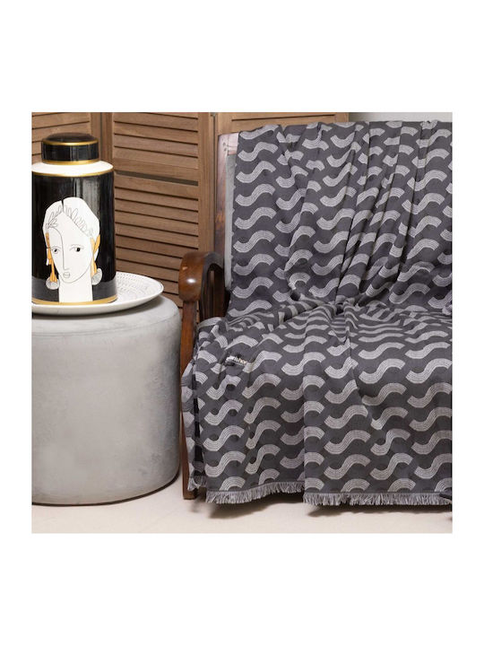 Aslanis Home Pinovo Sofa Throw 2 Seater Chenill...