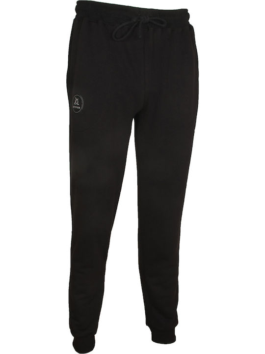 Pantaloni de trening cu Elastic Negru