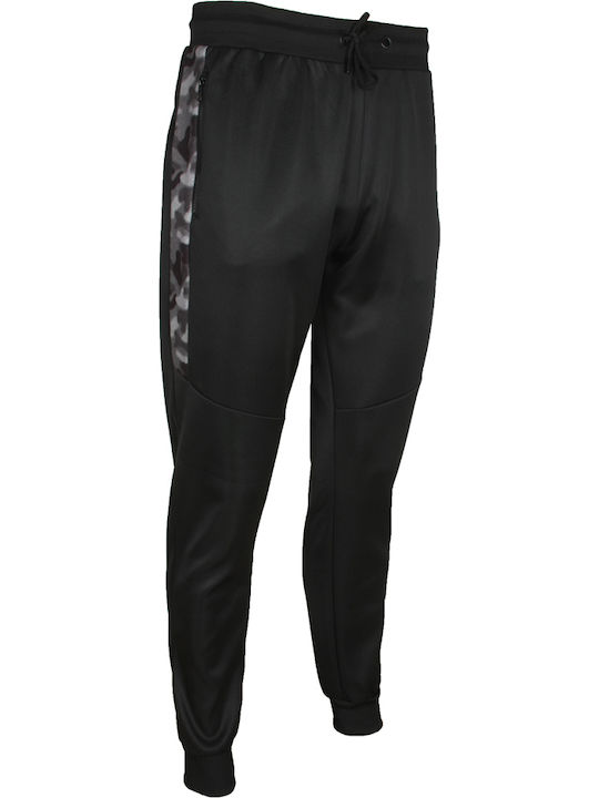 Jogginghose Glänzend mit Gummizug Schwarz