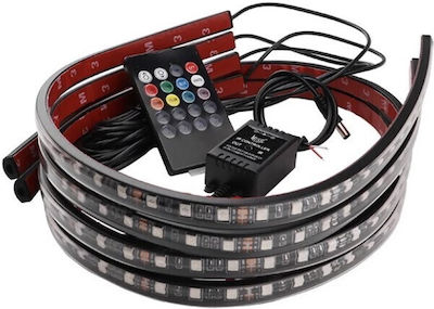 Rezistentă la apă Bandă LED Alimentare 12V RGB Lungime 1.2m