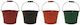 Atmosphera Decorative Bucket Garden Metal 20cmx14cm 00.05.5953C