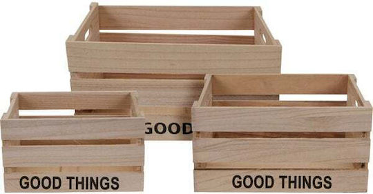 Koopman Decorative Crate Garden Wooden 31pcsx21pcsx16pcs KR2002000