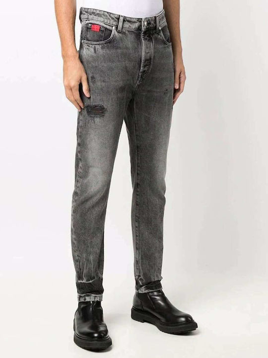John Richmond Men's Skinny Fit Gray Jeans Pants