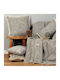 Aslanis Home Parnassos Sofa Throw 2 Seater Chenille 180x250cm Beige Sand