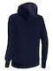 Damen-Sweatjacke mit Kapuze Marineblau