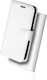 Naxius Case Book Изкуствена кожа Бял (Poco F4 GT)