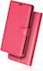 Naxius Case Book Synthetic Leather Red (Vivo Y2...