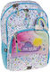 Busquets The Sun School Bag Backpack Elementary, Elementary Light Blue with Water Bottle Holder
