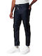 Pantalon De Blugi Pentru Bărbați Elastic Regular Straight Fit Albastru Marin