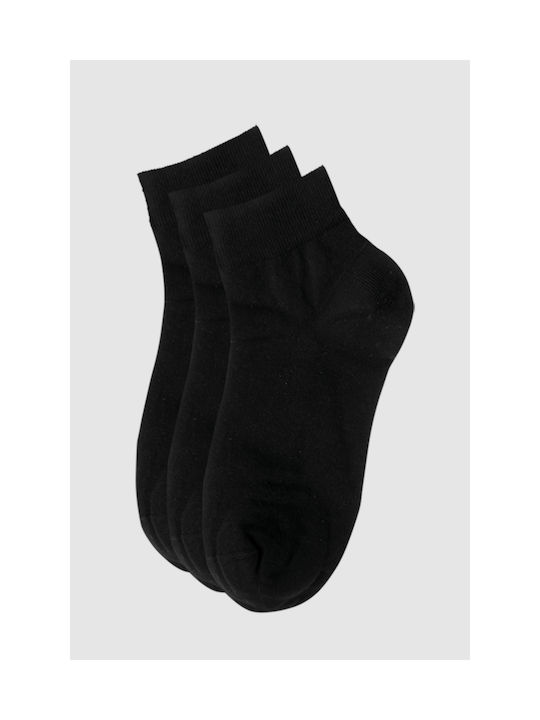 ME-WE Damen Socken Schwarz 3Pack