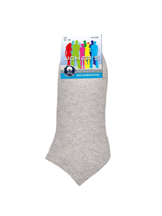 Jokers Damen Einfarbige Socken Gray 1Pack