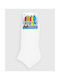 Jokers Women's Solid Color Socks White