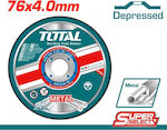 Total Schleifscheibe Metall 76mm