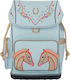 Jeune Premier Schulranzen Rucksack Grundschule Hellblau 18Liter
