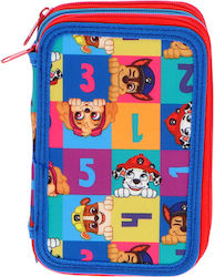 Paw Patrol Pencil Case Full 42pcs with 2 Compartments Blue Paw Patrol Pencil Case Full 42pcs with 2 Compartments Blue