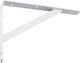 Metallic Corner Shelf White 500x325mm 3101015910003