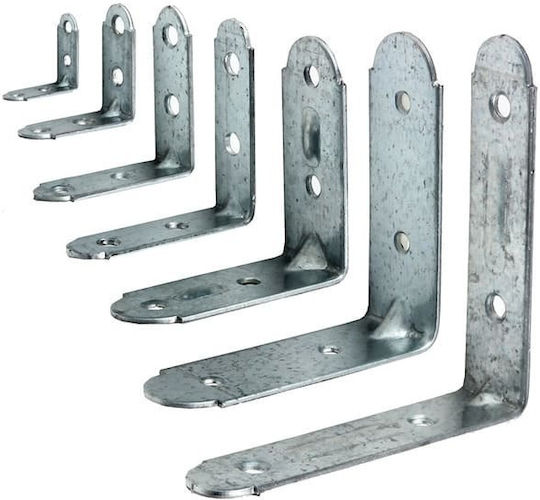 Raft de colț Galvanizat în Culoare Argintiu 50x50mm 1buc 3100000000003