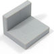 Hard Plast Plastic Shelf Brackets Gray 40x35mm 162-7004#GRICI