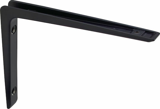 Eckregal Aluminium in Schwarz Farbe 200x150mm 1Stück