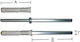 Ibfm Regalhalterungen Metallisch in Blau Farbe 12x72mm 652