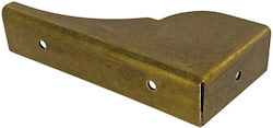 Besana Metallic Corner Shelf Bronze 90x43mm 6008-ANTIKE-OREIXALKOS-DEKSIA