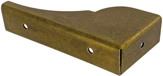 Besana Metallic Corner Shelf Bronze 90x43mm 6008-ANTIKE-OREIXALKOS-DEKSIA
