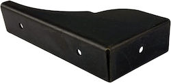 Besana Metallic Corner Shelf Black 90x43mm 6008-ANTIKE-MAURO-DEKSIA