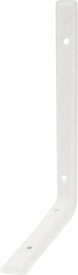 ERGOhome Heavy-Duty Metallic Corner Shelf White 125x150mm 580103.0000