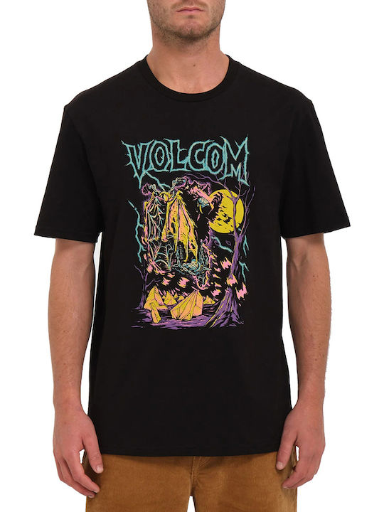 Volcom FA MAX T-shirt Bărbătesc cu Mânecă Scurtă Negru