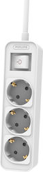 Philips Power Strip Safety 3 Sockets with Cable 1.5m Philips Power Strip Safety 3 Sockets with Cable 1.5m