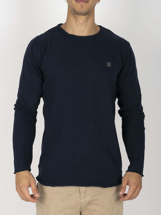 Dstrezzed Men's Long Sleeve Sweater Navy Blue