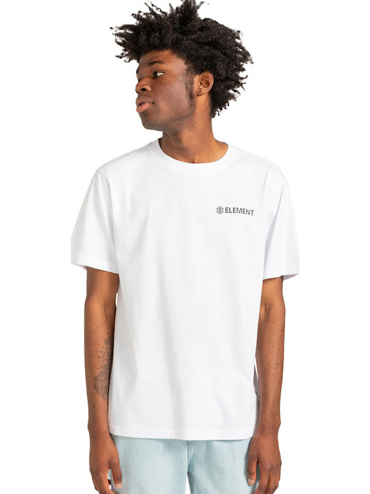 Element BLAZIN Polo Мъжка Тениска С Къс Ръкав Бяла