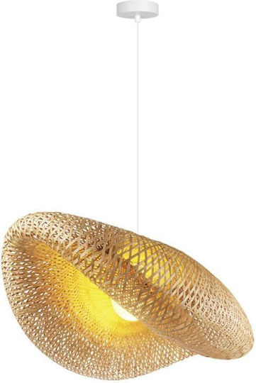 Klikareto Hängelampe Beige mit Fassung E27 80x25x150cm.