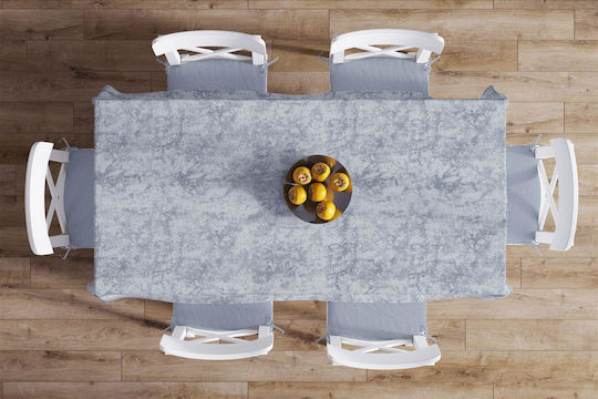 Dimcol Καρέ Τραπεζομάντηλο Αλέκιαστο Panama Shadow Light Grey 90x90εκ.