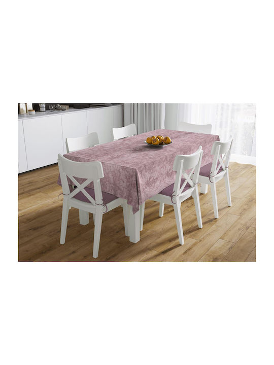 Dimcol Panama Shadow Cotton & Polyester Stain Resistant Tablecloth Rotten Apple 140x180cm