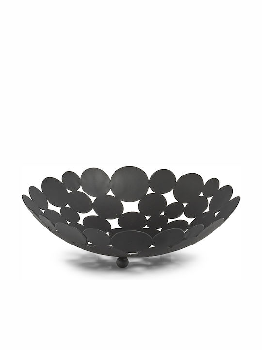 Fruit Bowl Metallic Black