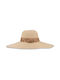 E-shopping Avenue Wicker Women's Floppy Hat Beige