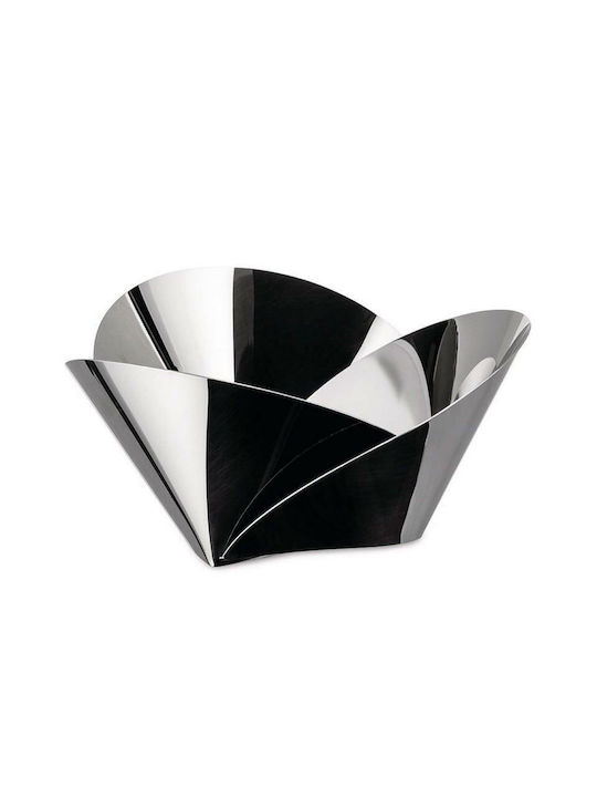 Alessi Fruit Bowl Inox Silver 22x22x11cm