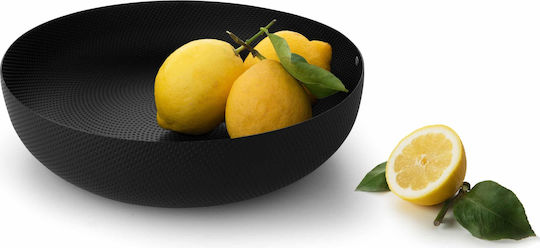 Alessi Φρουτιέρα Inox Μαύρη 24x24εκ.