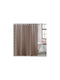 Keskor Shower Curtain 180x180cm Brown